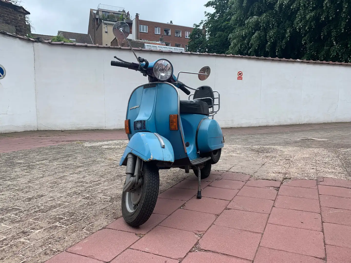 Vespa P 200 E Piaggio Azul - 2
