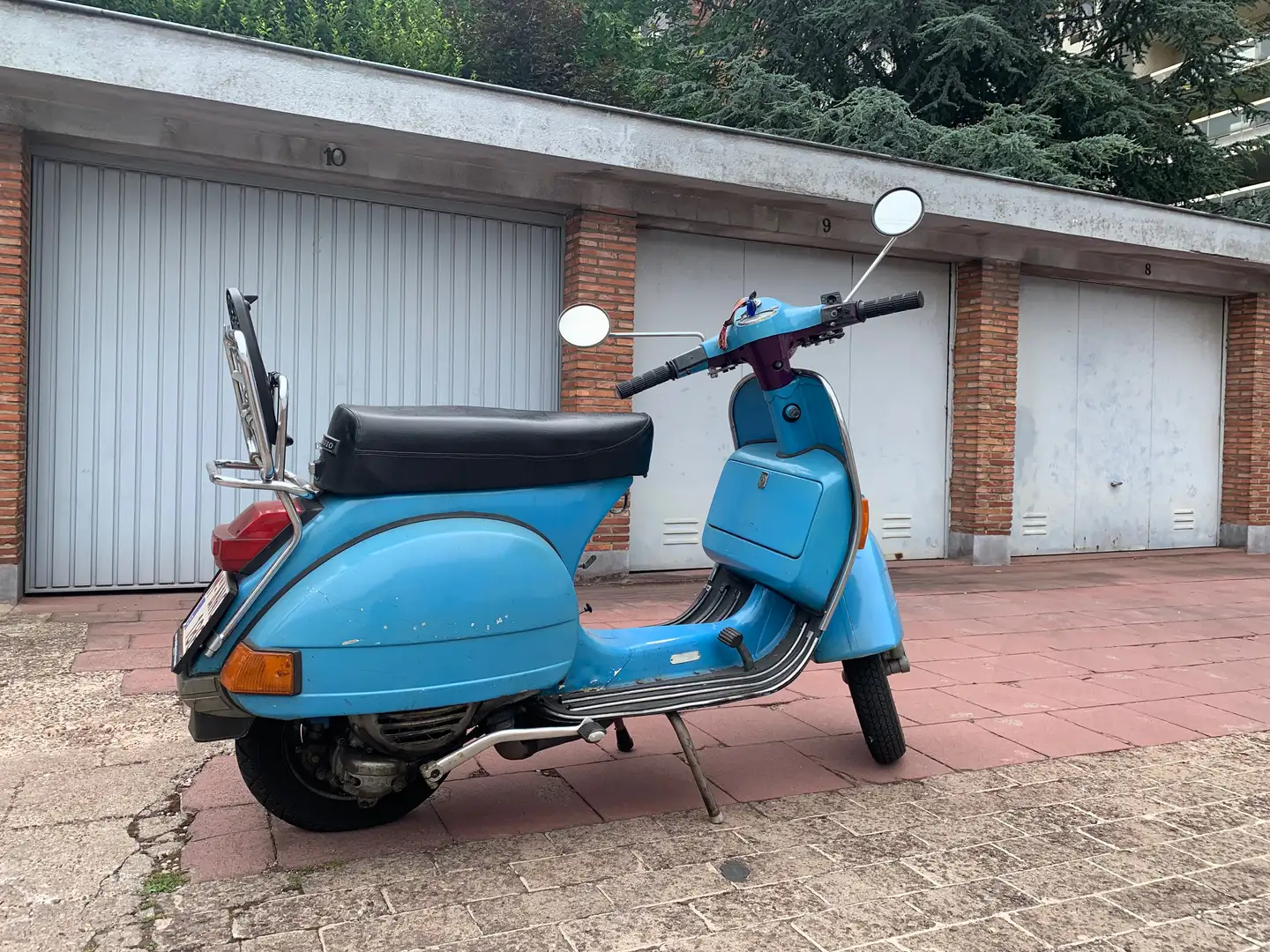 Vespa P 200 E Piaggio Azul - 1