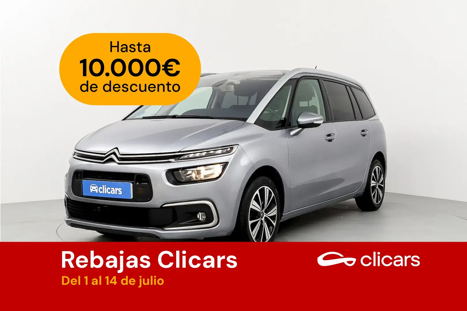 Citroen C4 Grand Spacetourer 1.2 PureTech S&S Feel 130 Gris - 1