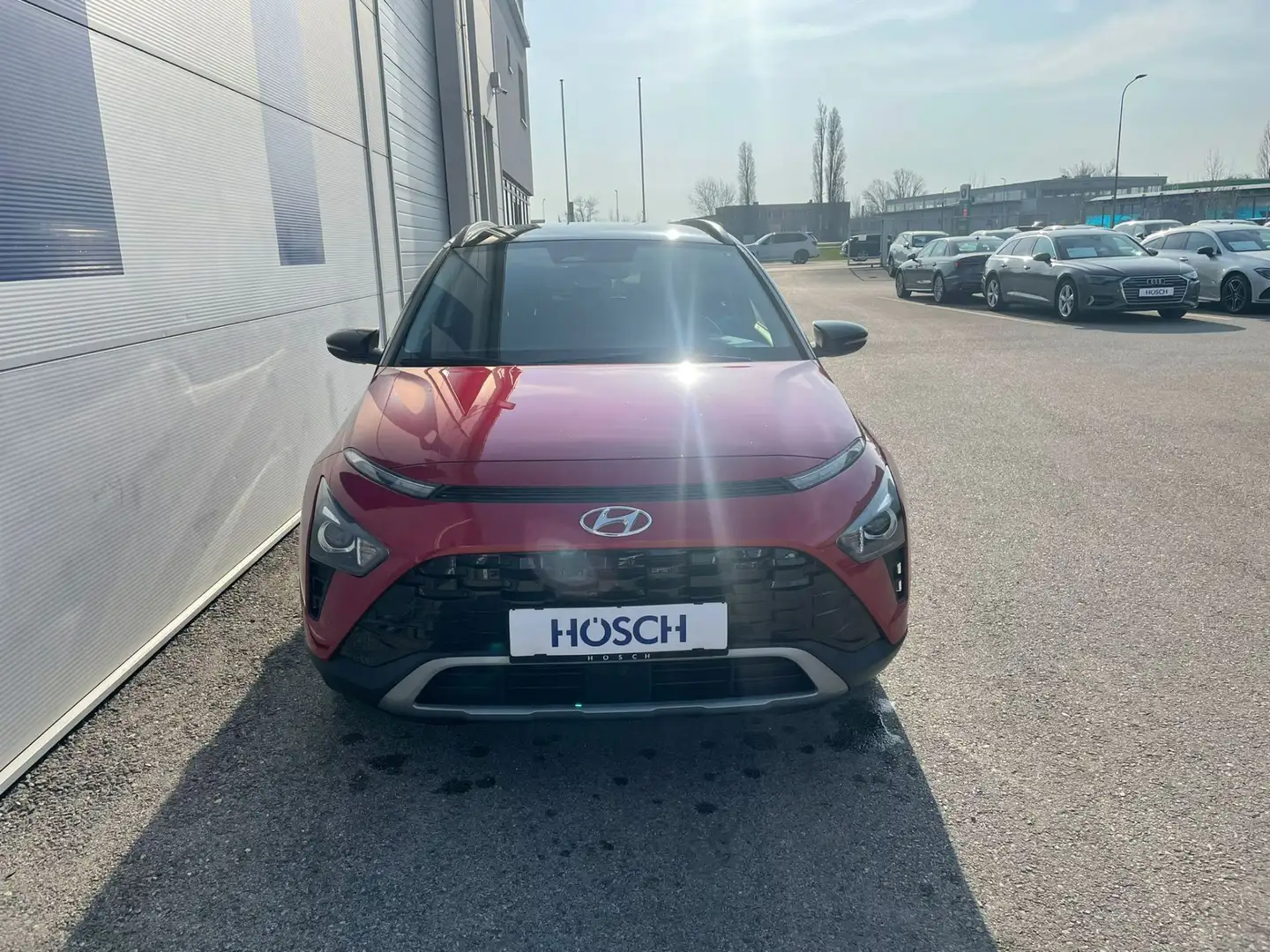 Hyundai BAYON 1.2 i Line Plus 8-fach AHK VIGNETTE TOP-DEAL Rot - 2