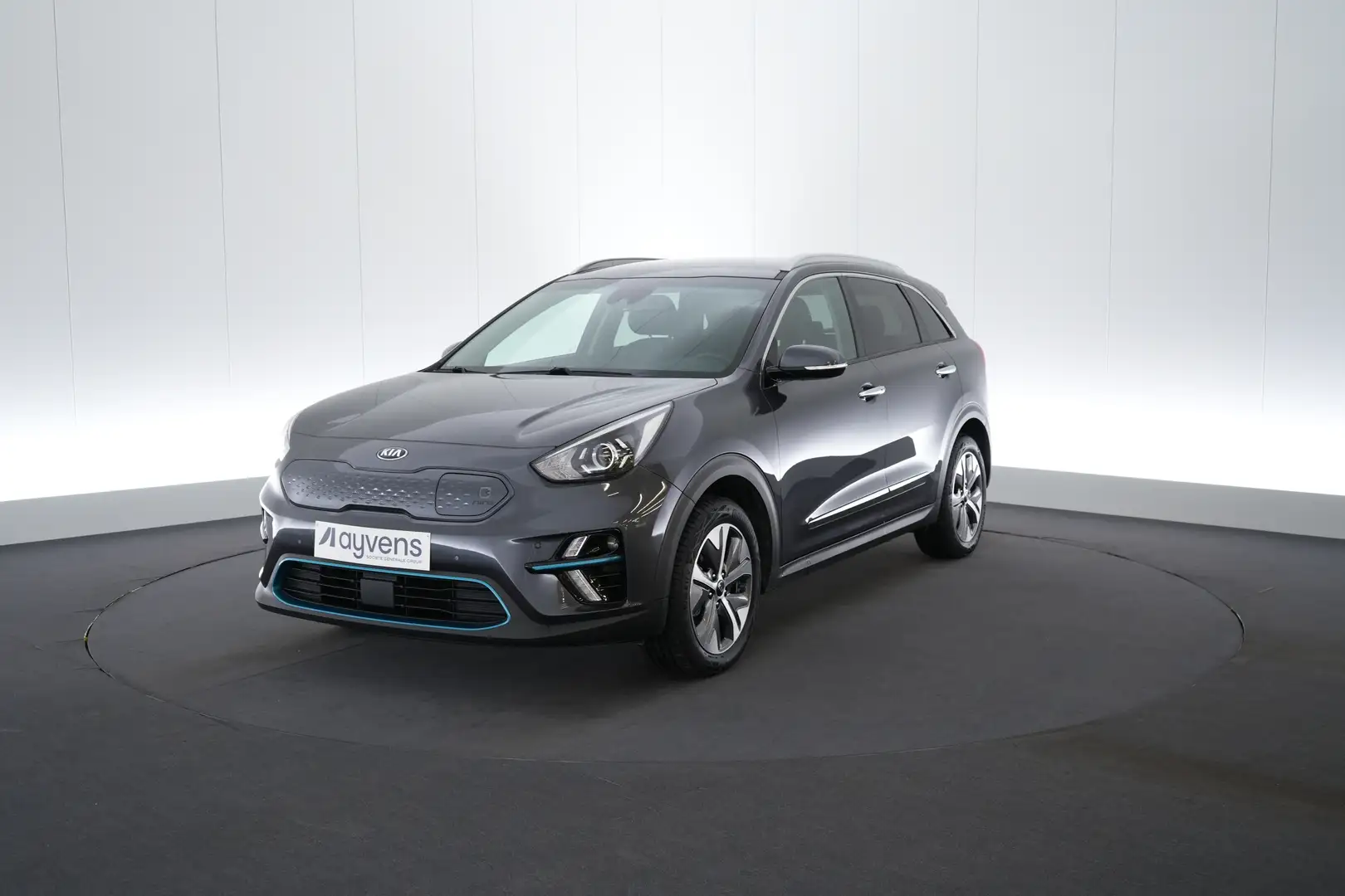 Kia e-Niro 64 kWh More LEDER/STOF LED GPS PDC CAM BLIS ACC Gris - 1