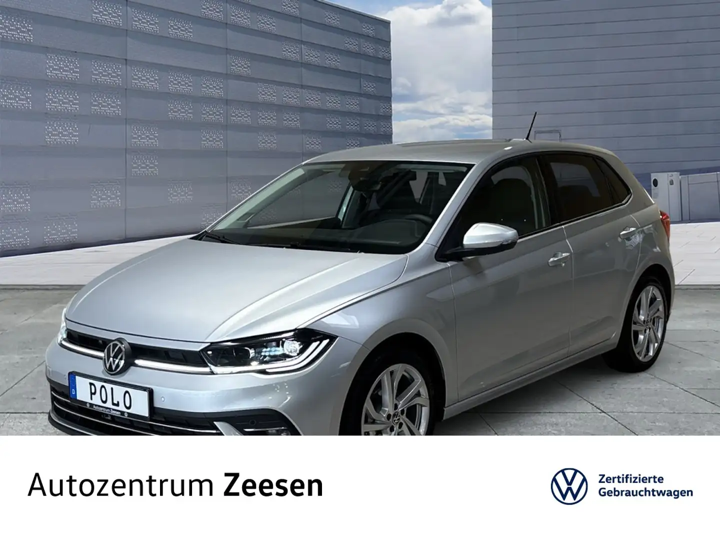 Volkswagen Polo 1.0 TSI Style DSG+USB+DAB+BAA+EPH+LWS+SHZ+ Klima Silber - 1