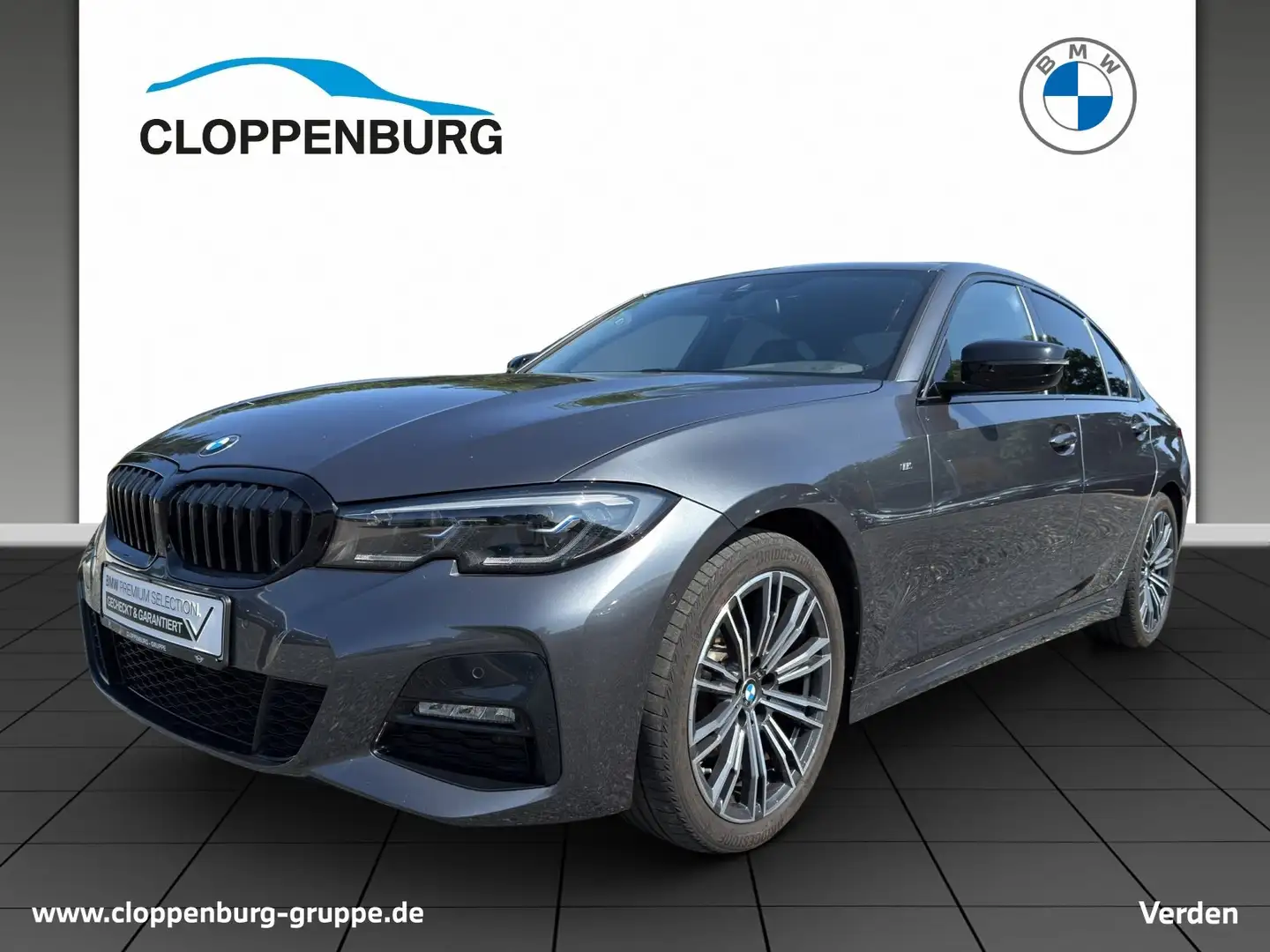 BMW 320 i xDrive Limousine M Sport HiFi DAB WLAN Shz Grijs - 1