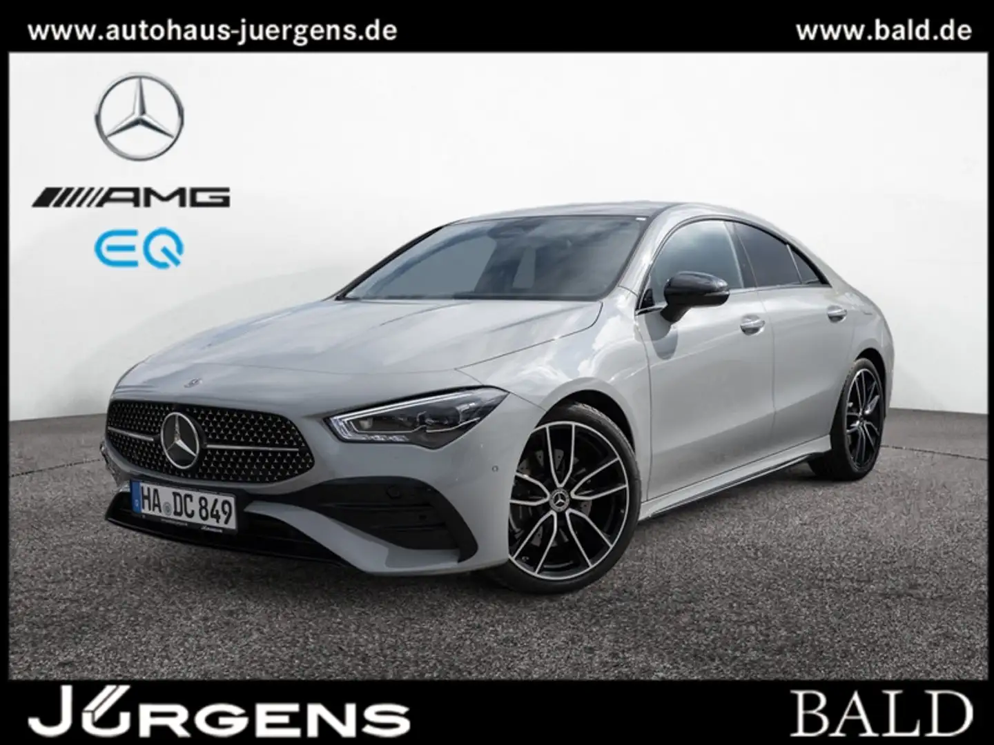 Mercedes-Benz CLA 220 d Coupé AMG-Sport/MLB/Pano/Night/Totw/19 Grau - 1