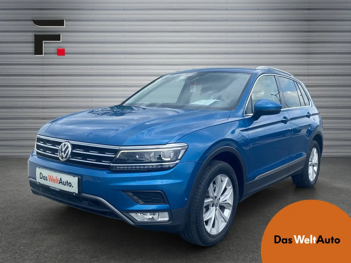 Volkswagen Tiguan Highline TDI SCR 4MOTION DSG Blau - 1