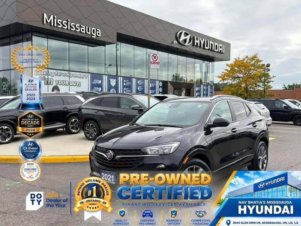 Black 2021 Buick Encore GX SUV / Crossover Front-Wheel Drive Automatic