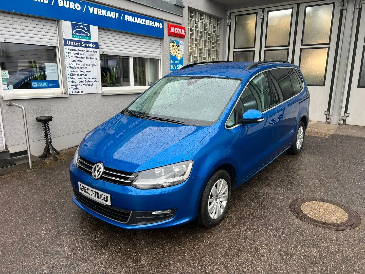 Volkswagen Sharan Comfortline Navi 7-Sitzer 159€ Monat Синій - 2