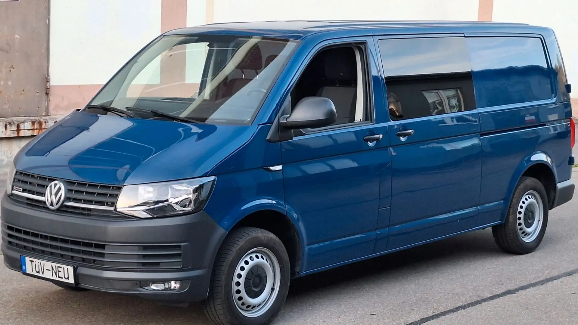 Volkswagen T6 Transporter T6 lang 4Motion Mixto 6-Sitze Bleu - 2