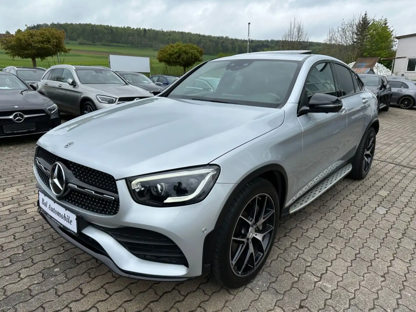 Mercedes-Benz GLC 300 d 4Matic COUPE AMG WIEDE AMBI LEDER KAM Argent - 1