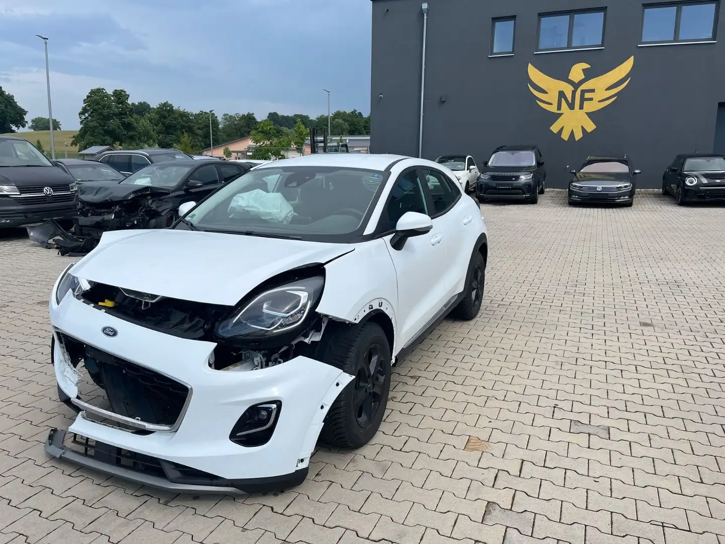 Ford Puma Titanium Design 1.0 Frontschaden fährt Blanc - 1