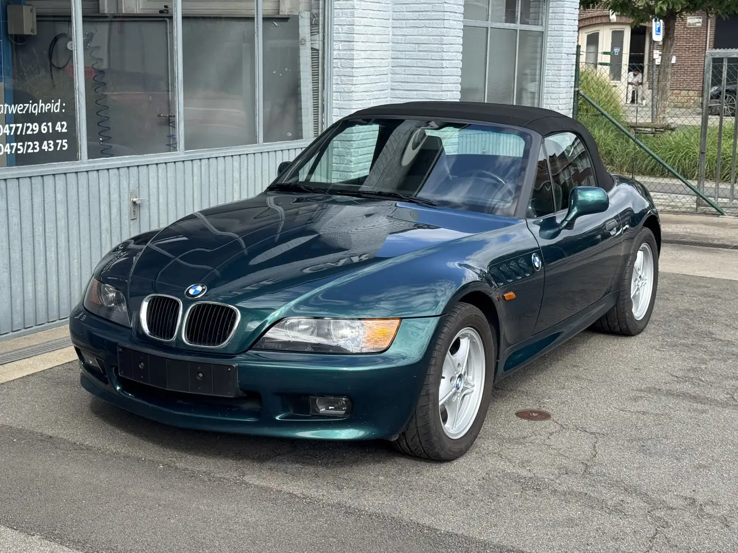 BMW Z3 1.9i Roadster✅ 140cv Leather 102.000kms✅ Groen - 1