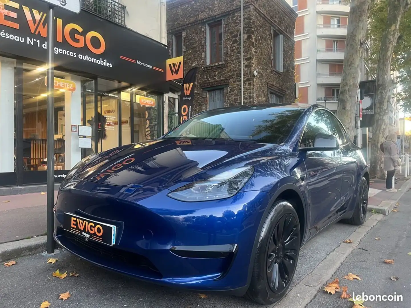 Tesla Model Y electric 300 60kwh standard-range bva Azul - 1