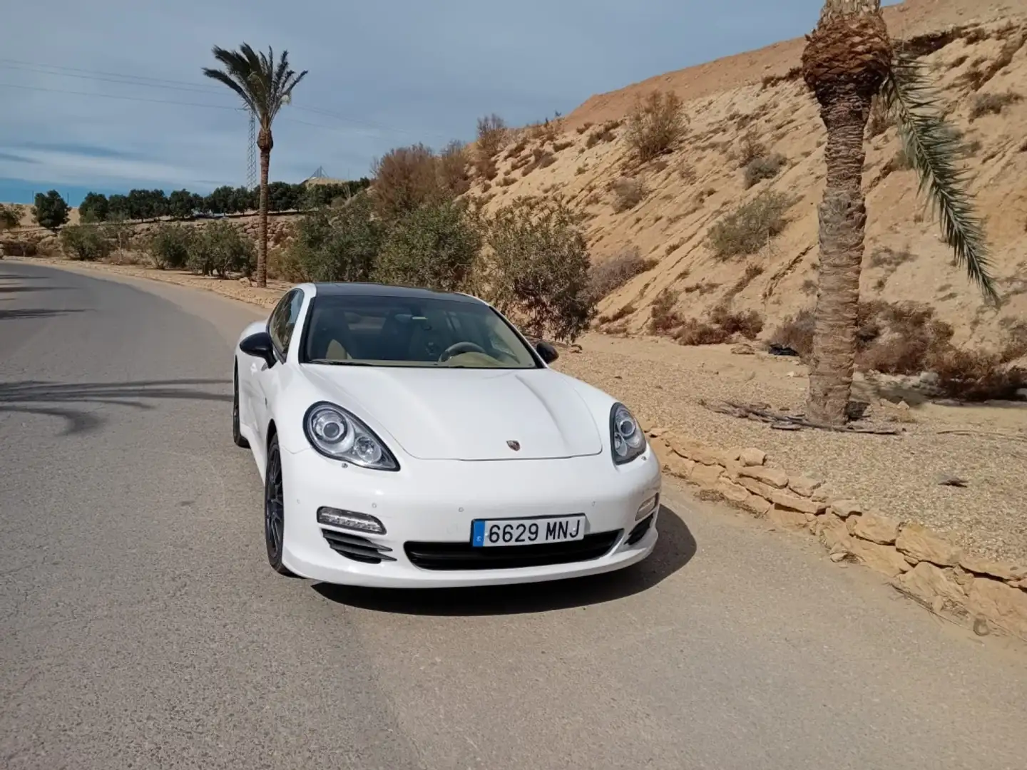 Porsche Panamera Diesel Aut. Blanc - 1