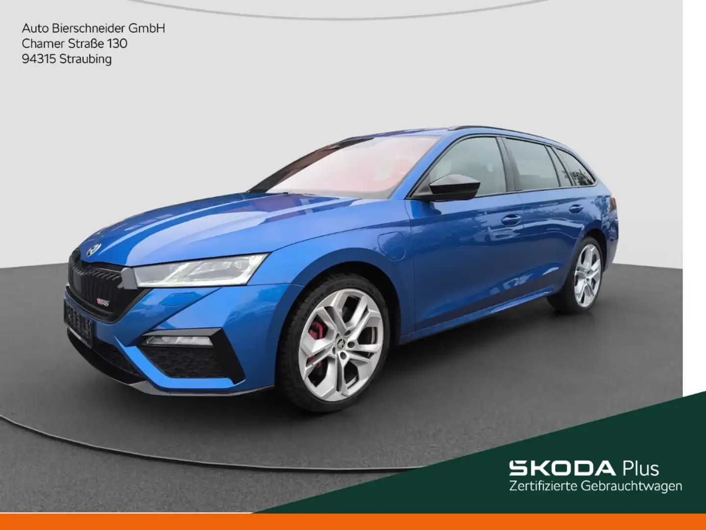 Skoda Octavia Combi 1.4 TSI RS iV PANO HEAD UP MATRIX PDC DCC Blau - 1