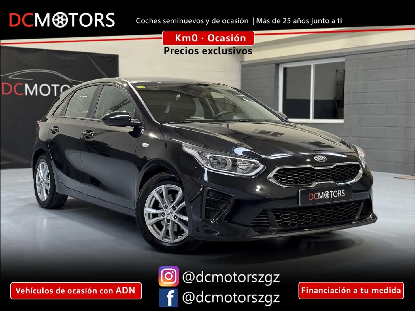 Kia Ceed / cee'd 1.0 T-GDI Eco-Dynamics Concept 120 Zwart - 1