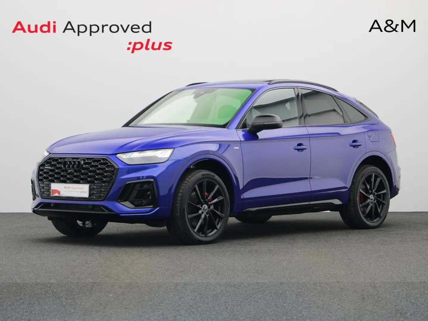 Audi Q5 Sportback COMPETITION 55 TFSIe 367 PK QUATTRO S-TR Bleu - 1