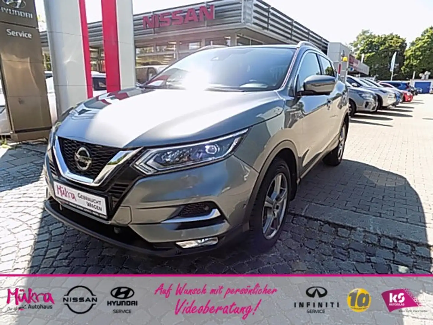 Nissan Qashqai N-Connecta 1.3DIG-T DCT PGD Klima Navi Zilver - 1