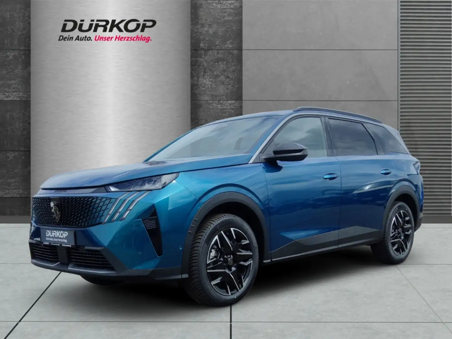 Peugeot 5008 Allure Hybrid 145 e-DSC6,AHK abnehmbar,Winterpaket Blau - 1