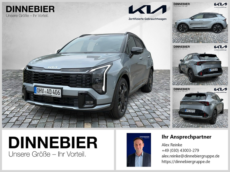 Kia Sportage GT-Line 1.6T AWD+Glasdach+360°+LED