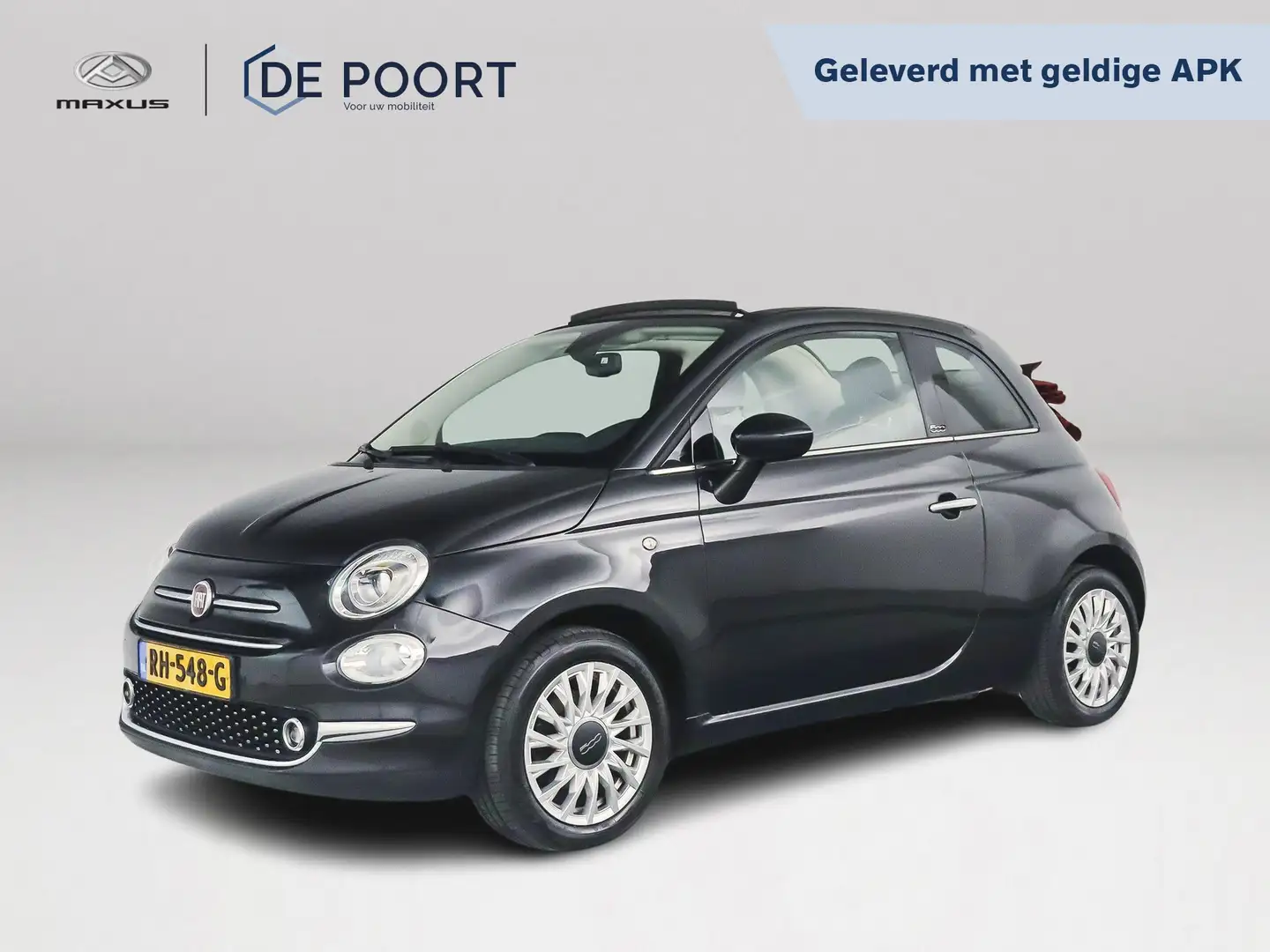 Fiat 500C 0.9 TwinAir | Airco Negro - 1