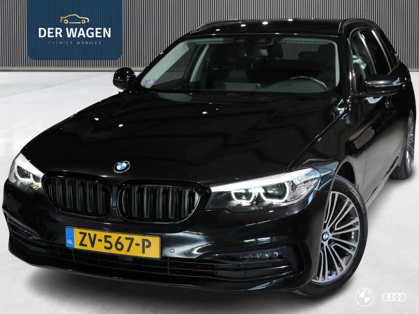 BMW 520 520i HIGH EXECUTIVE SPORTLINE / DEALER ONDH / AMBI Noir - 1