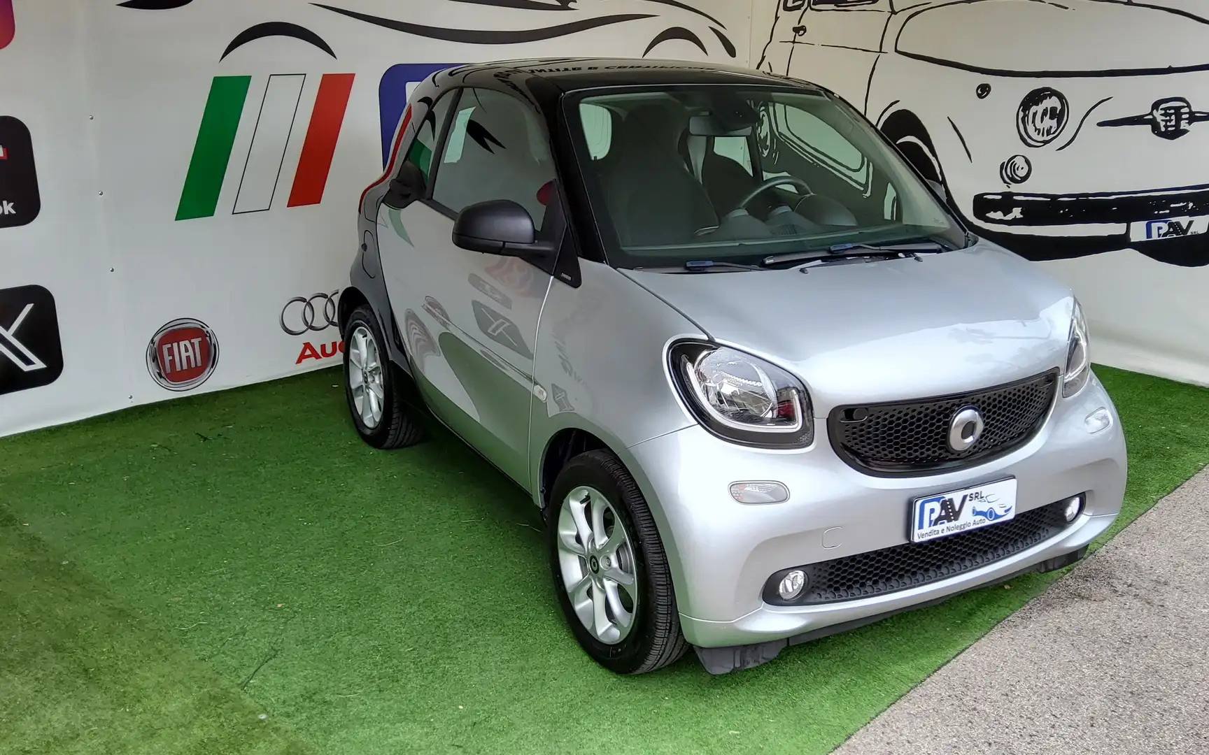 smart forTwo Fortwo III 2015 1.0 Passion 71cv twinamic Argento - 2