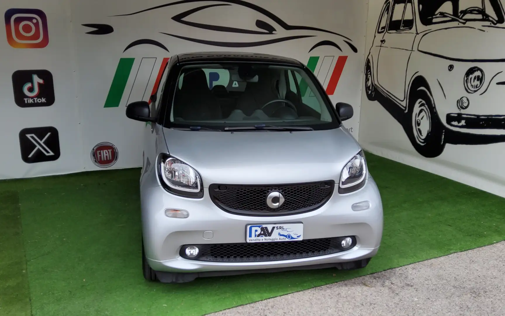 smart forTwo Fortwo III 2015 1.0 Passion 71cv twinamic Argento - 1