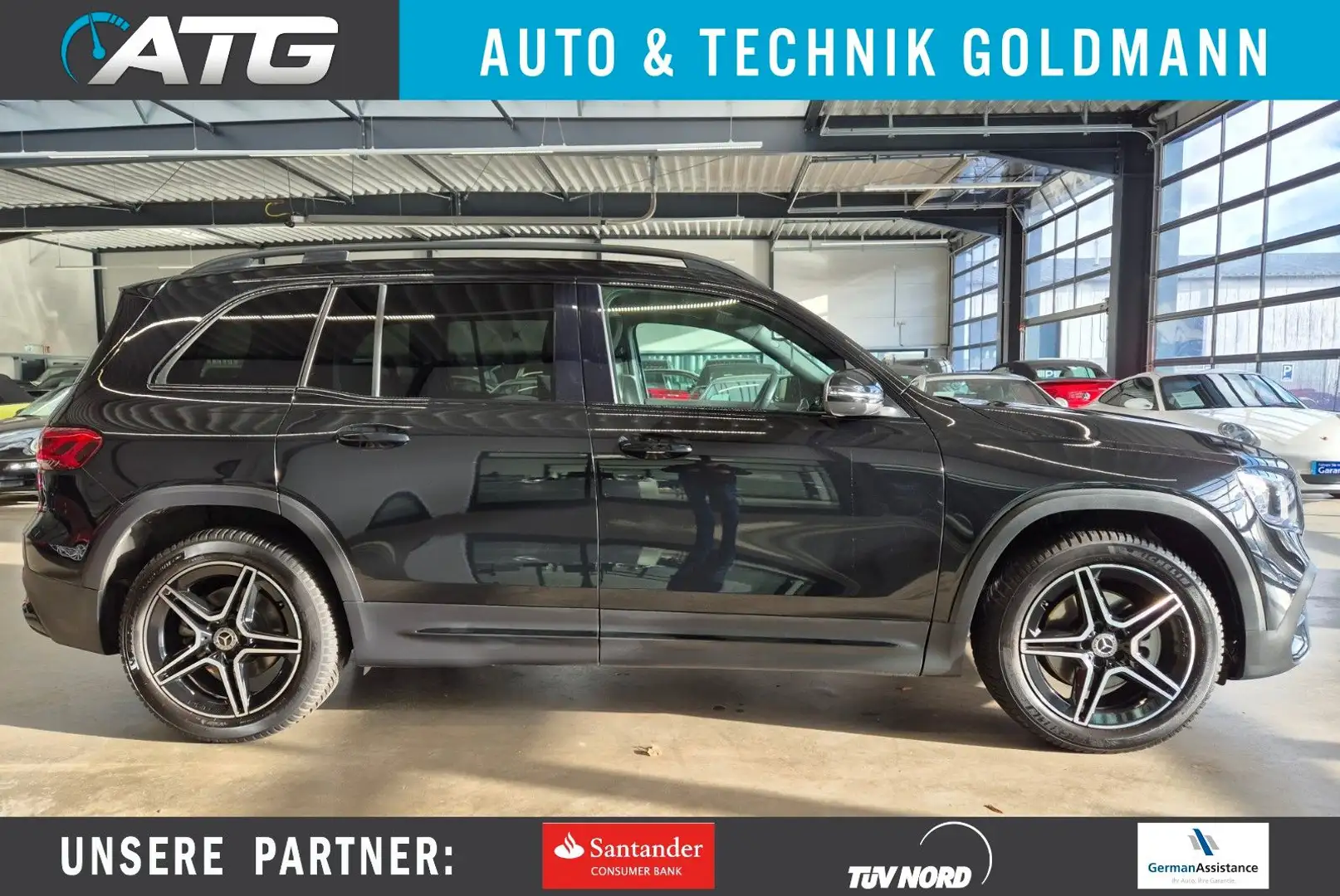 Mercedes-Benz GLB 220 d 4M AMG LINE MBUX NAVI PANO CAMERA AHK Schwarz - 1