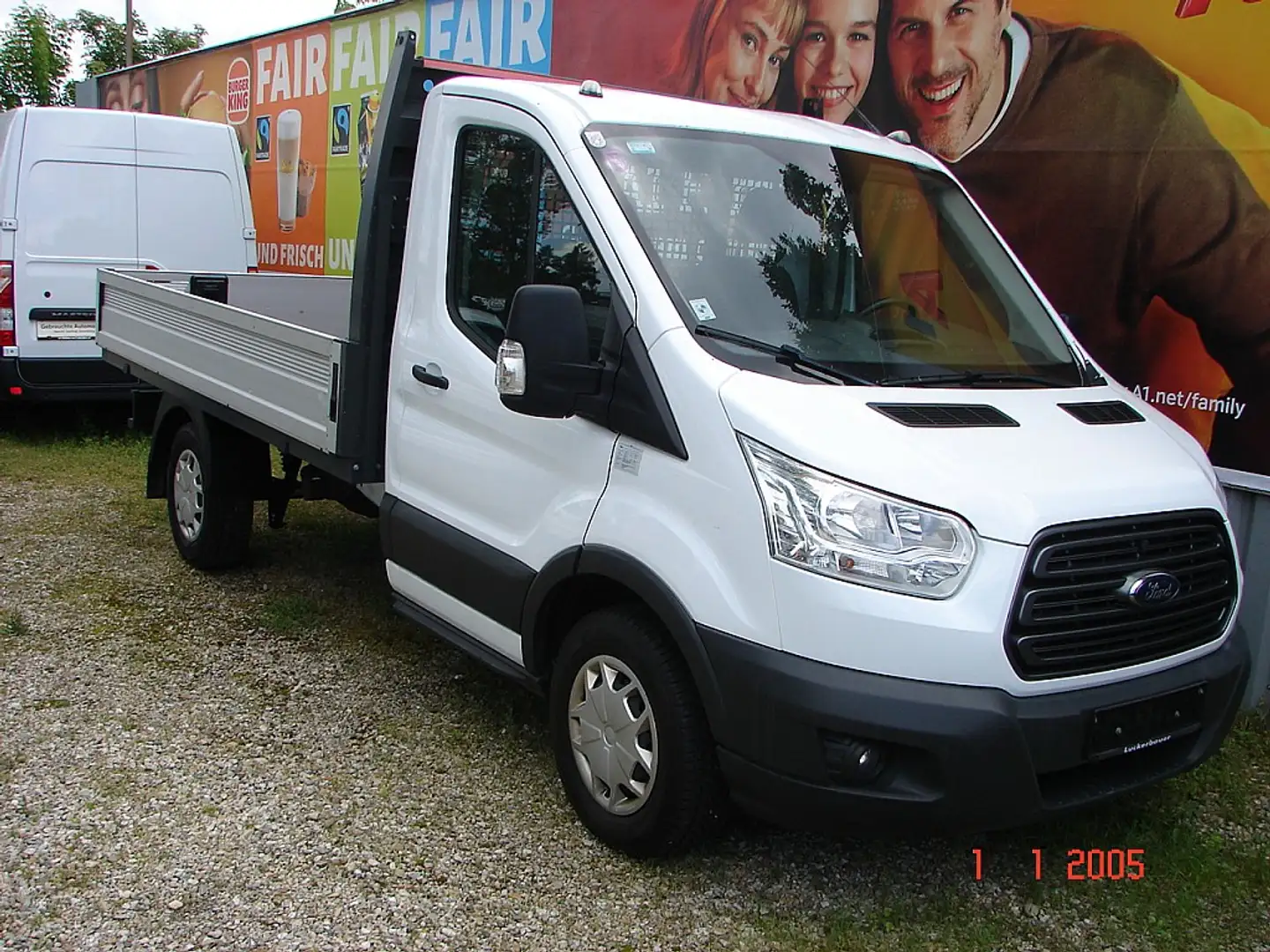Ford Transit Pritsche 2,0 TDCi L2H1 350 Trend Weiß - 1
