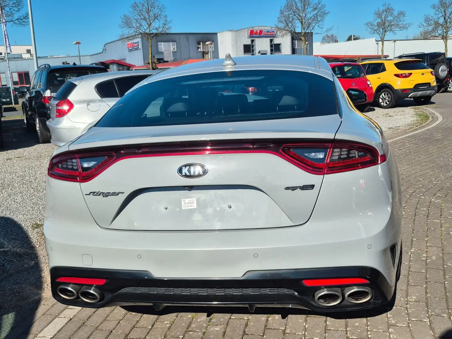 Kia Stinger GT-Line 2WD Leder Kamera ALU LED Argent - 2