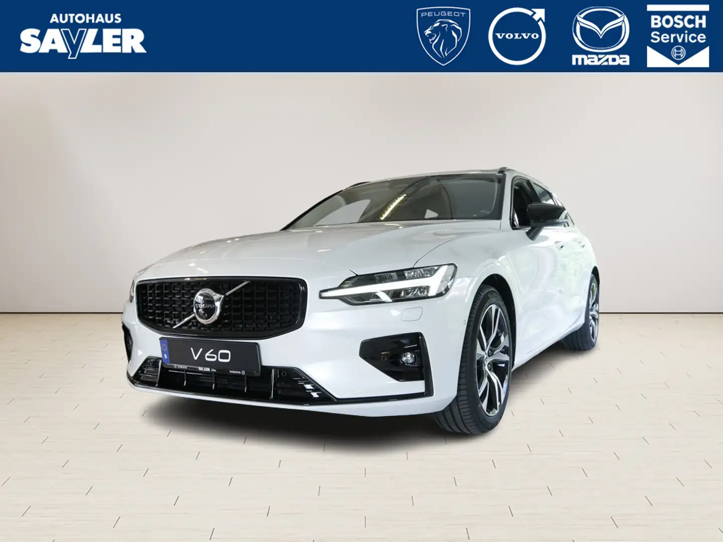 Volvo V60 B4 Plus Dark LEDER KAMERA NAVI ACC LED Weiß - 1