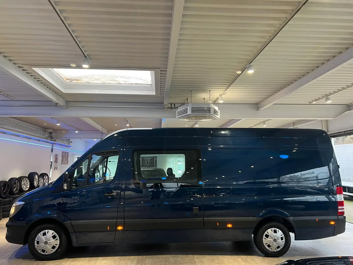 Mercedes-Benz Sprinter 316 CDI Maxi Mixto*6-Sitzer*AHK=3500KG* Bleu - 2
