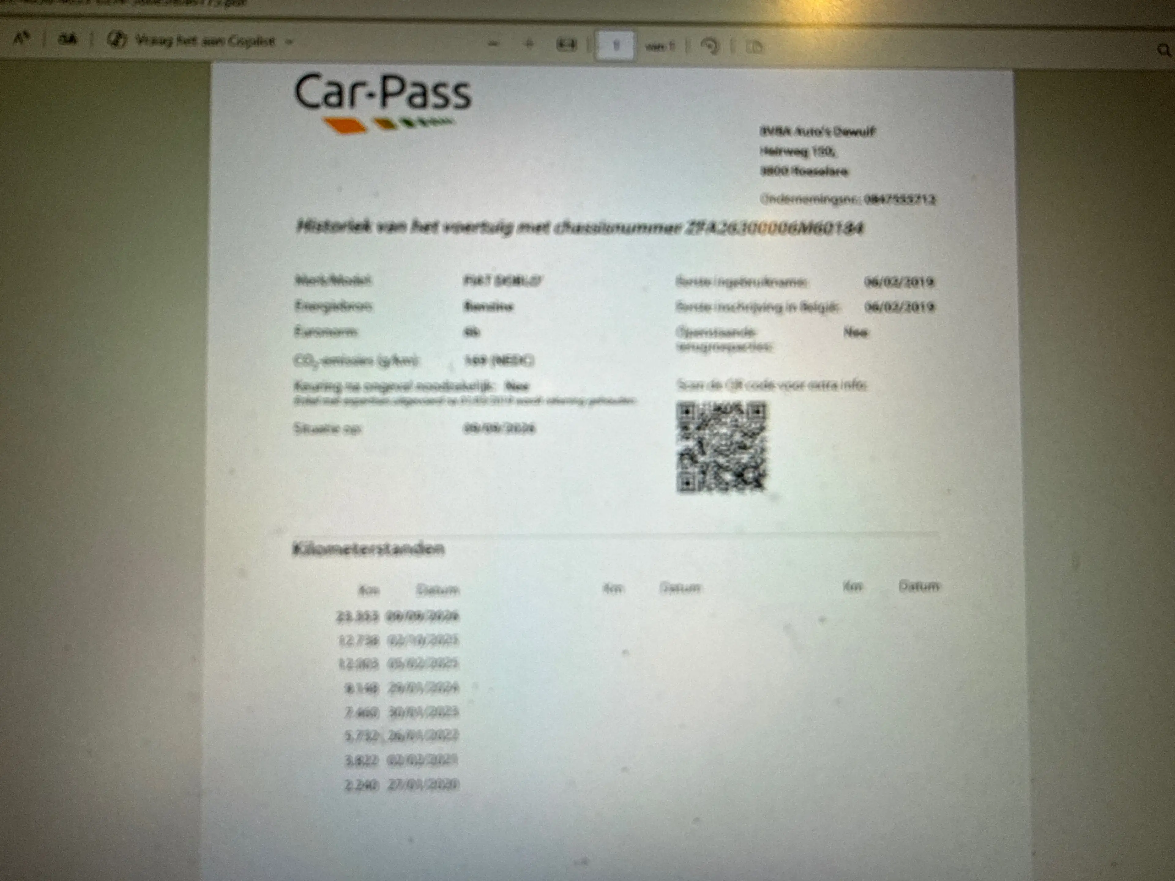 Fiat Doblo Lichte vracht!! 2 pl 1.4i Base AIRCO+SENSOREN — photo 9