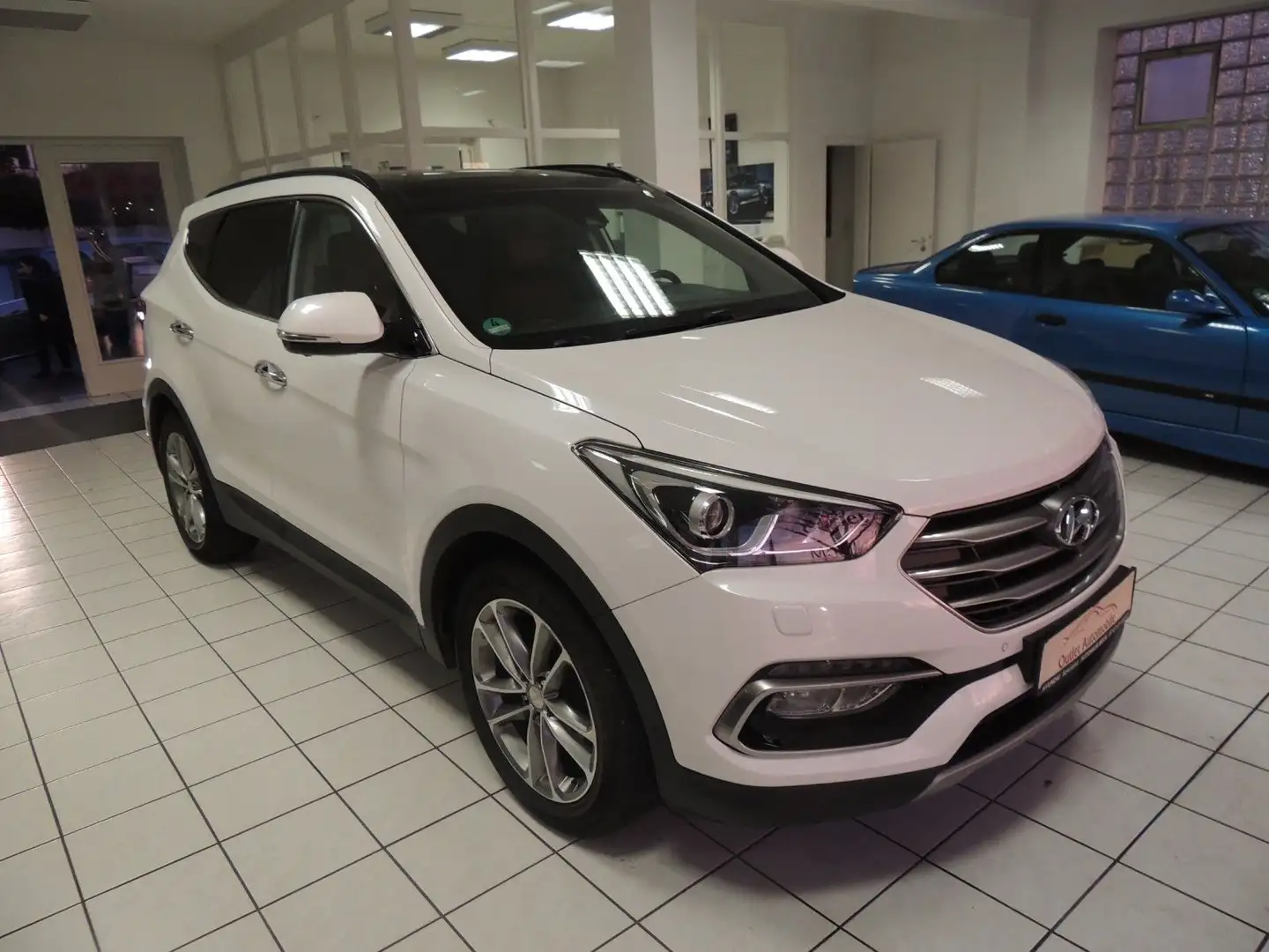 Hyundai SANTA FE Premium 4WD*Navi*Xenon*Pano*Leder Blanc - 2