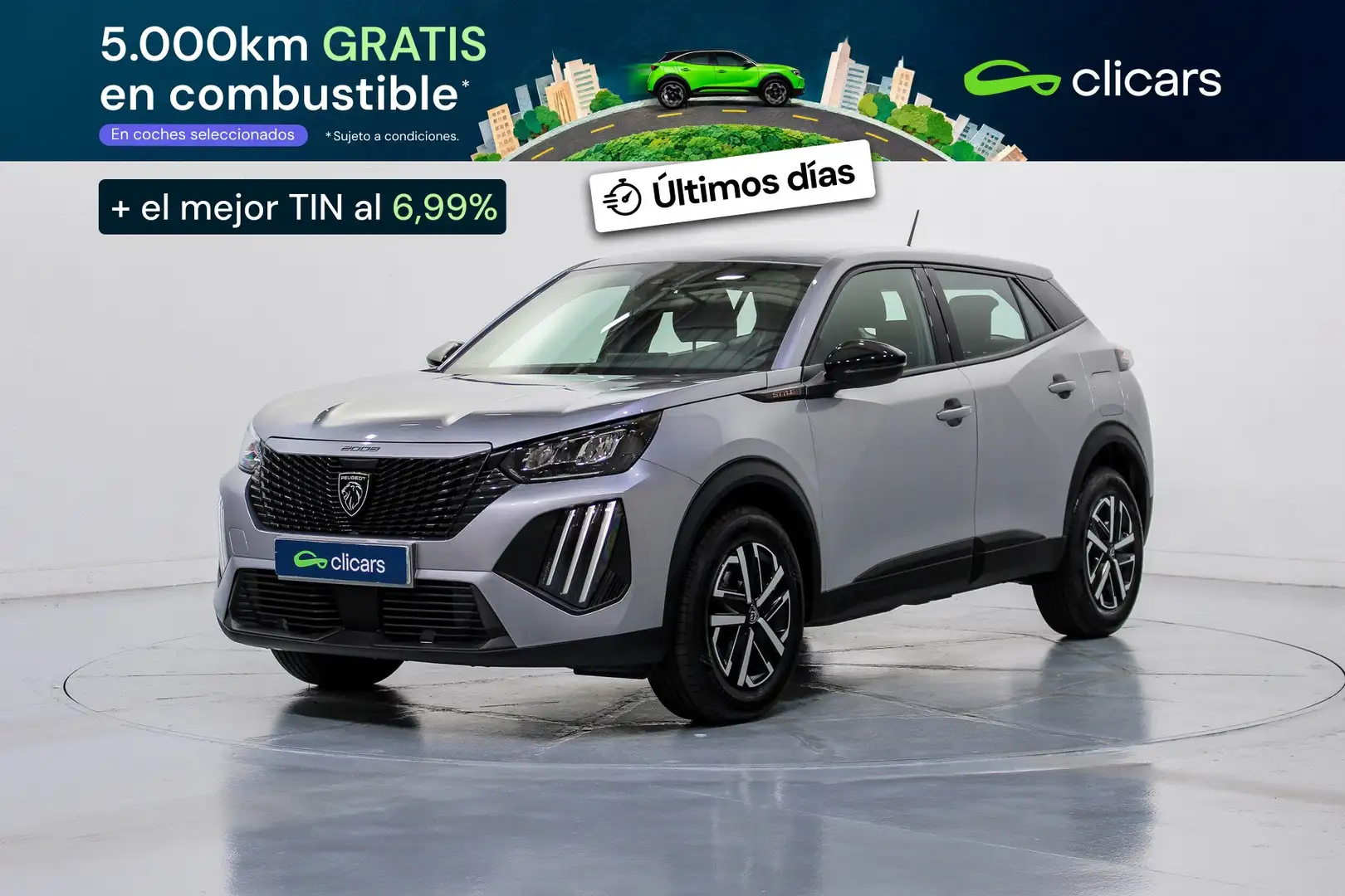 Peugeot 2008 1.2 PureTech S&S Style 100 Plateado - 1