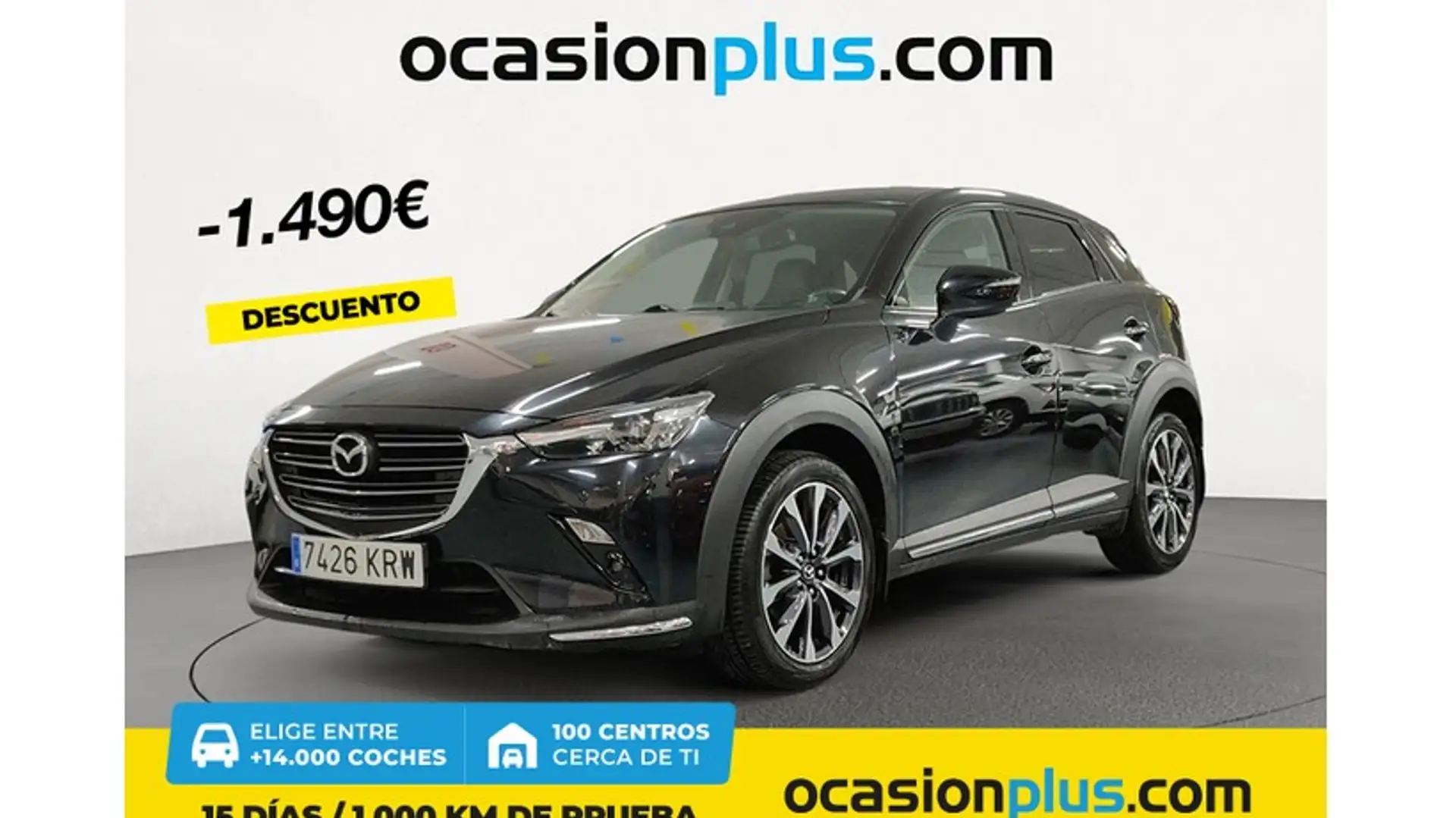 Mazda CX-3 1.8 Skyactiv-D Zenith 2WD 85kW Negro - 1