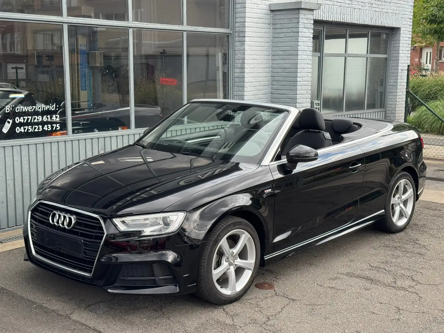 Audi A3 A3 Cabriolet 1.5 TFSI ACT 150pk ✅ S- Line ✅ Noir - 2