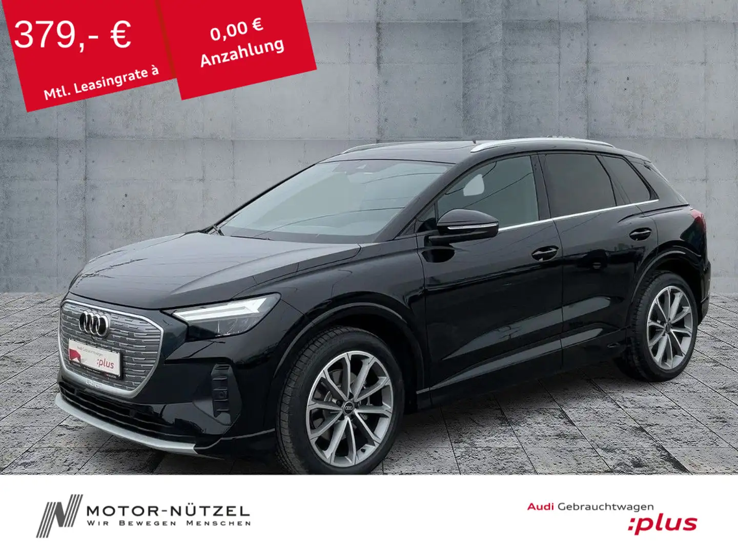 Audi Q4 e-tron 35 ADVANCED LED+NAV+PDC+GRA+PANO+SONOS Schwarz - 1