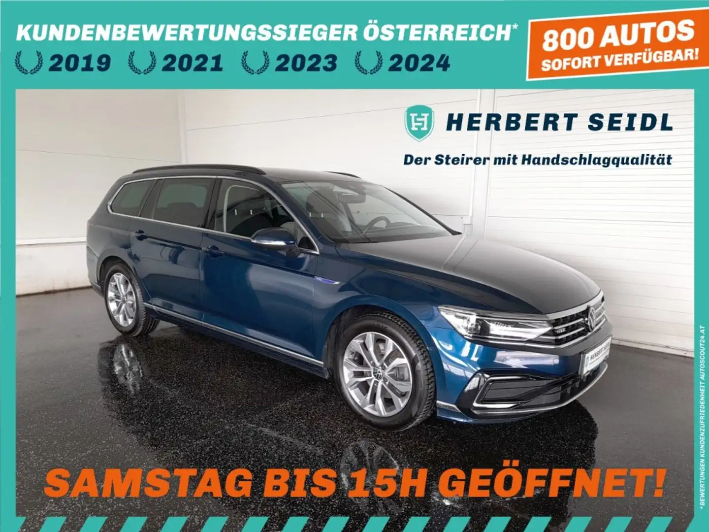 Volkswagen Passat Variant GTE PHEV DSG *MATRIX-LED / VIRTUELL PRO / 17 ZOLL / NAVI / AHV & KAMERA / ACC / E-KLAPPE / KEYLESS* Blau - 1