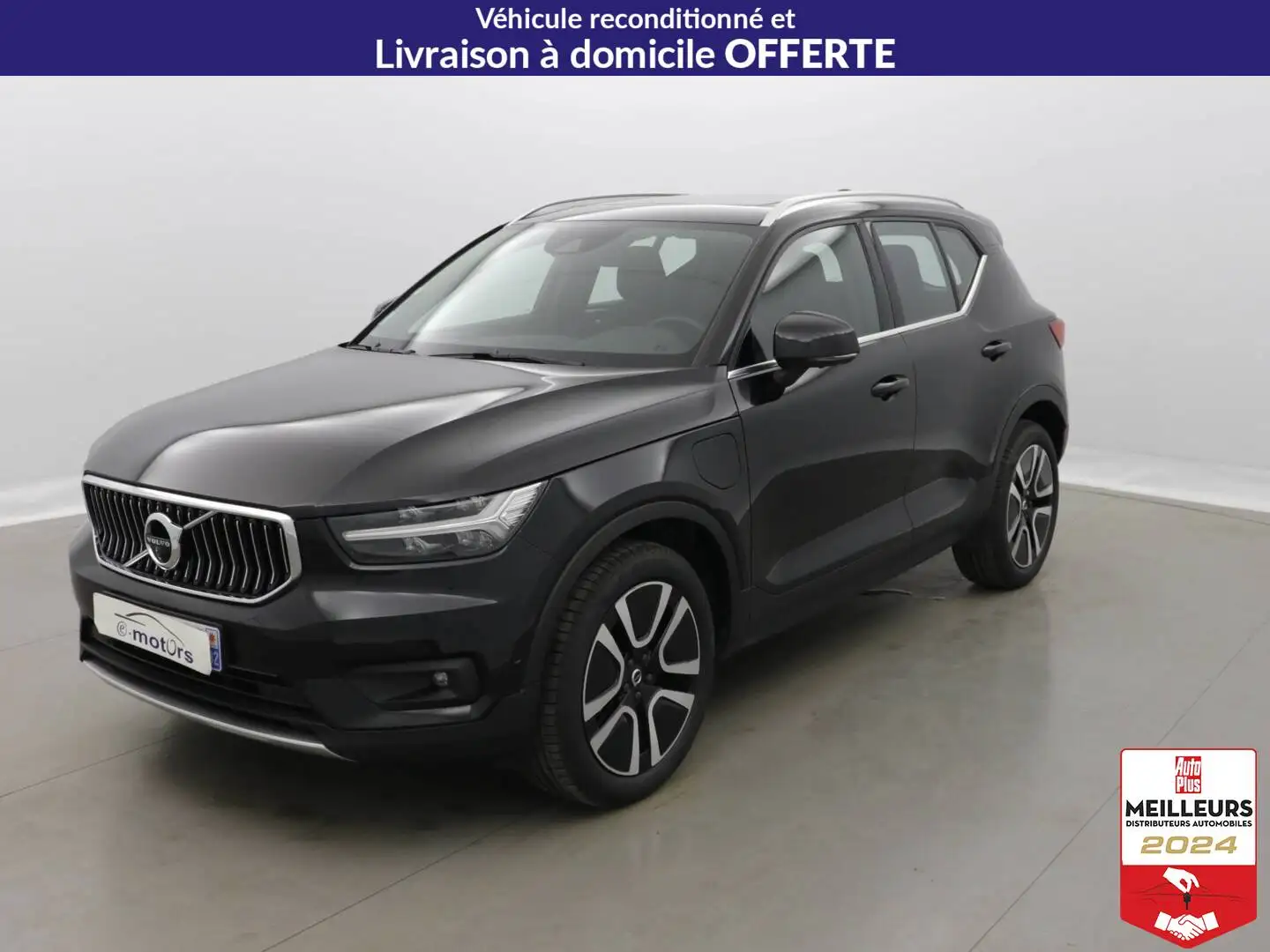 Volvo XC40 T5 Twin Engine 180+82 DCT7 Momentum +Toit +GPS Noir - 1