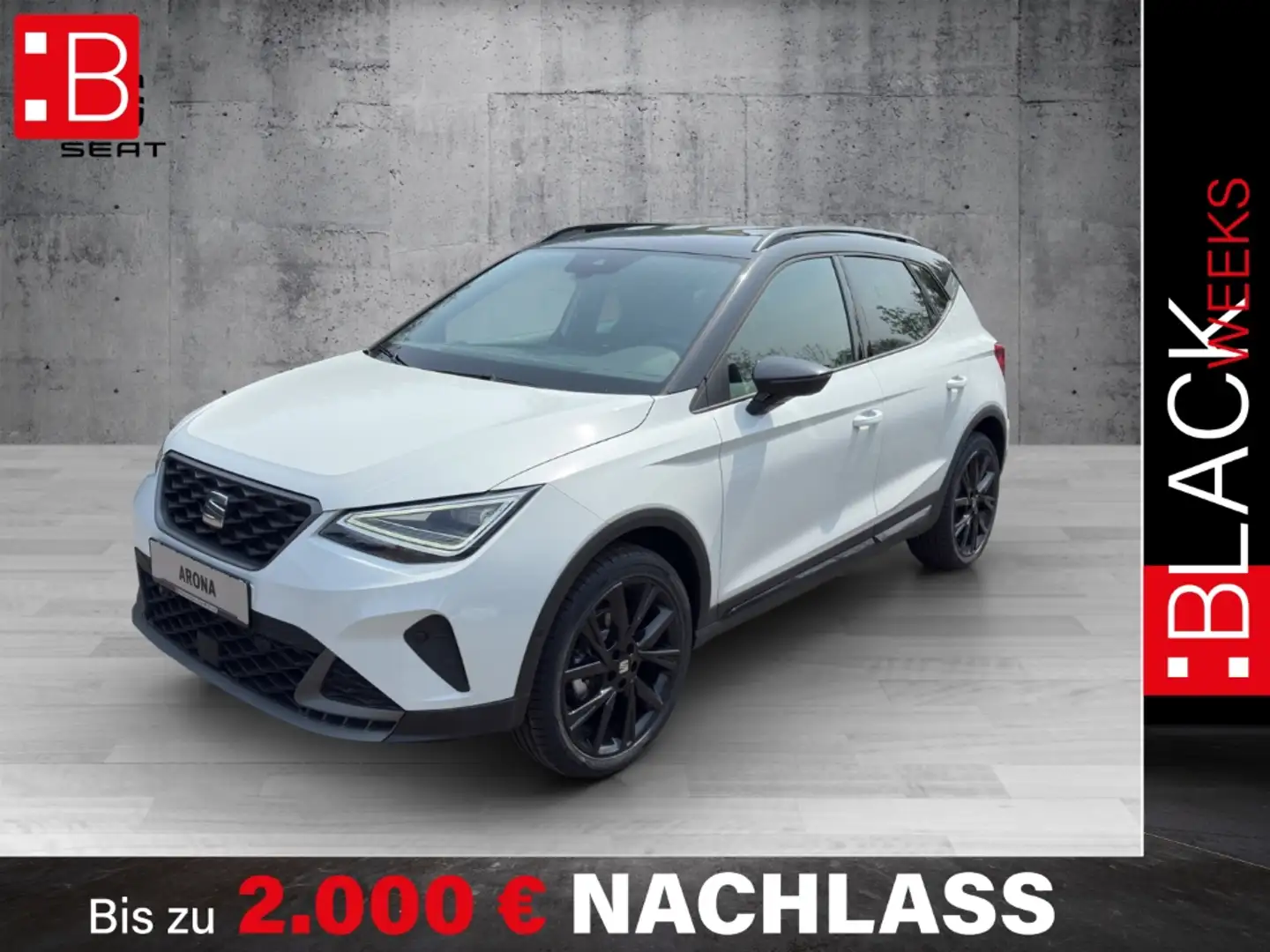 SEAT Arona 1.0 TSI DSG FR Black Edition LED Navi Totwinkel Ke Wit - 1