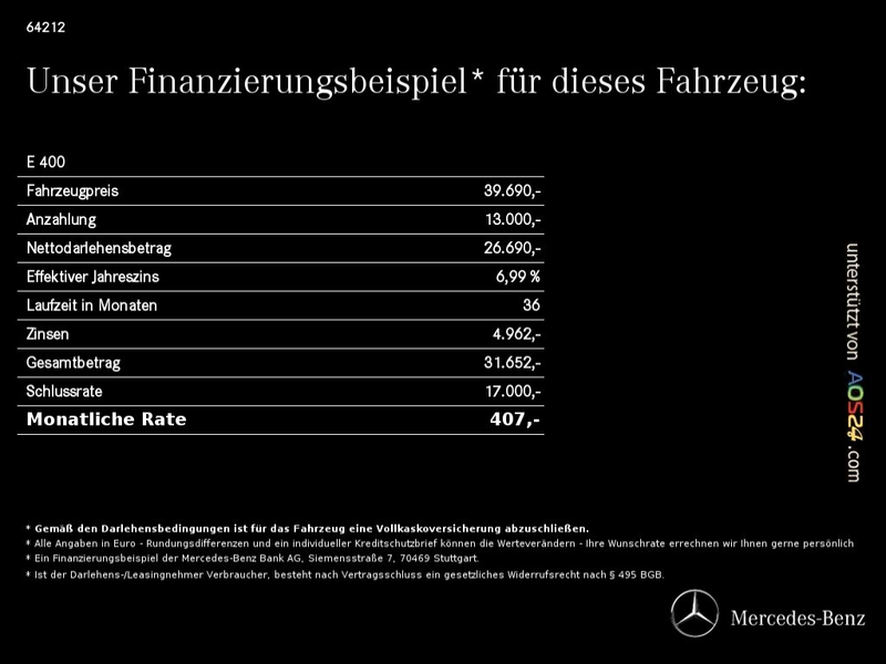 Mercedes-Benz E 400 d 4M T AVANTGARDE DISTRONIC AHK 360KAMERA — photo 6