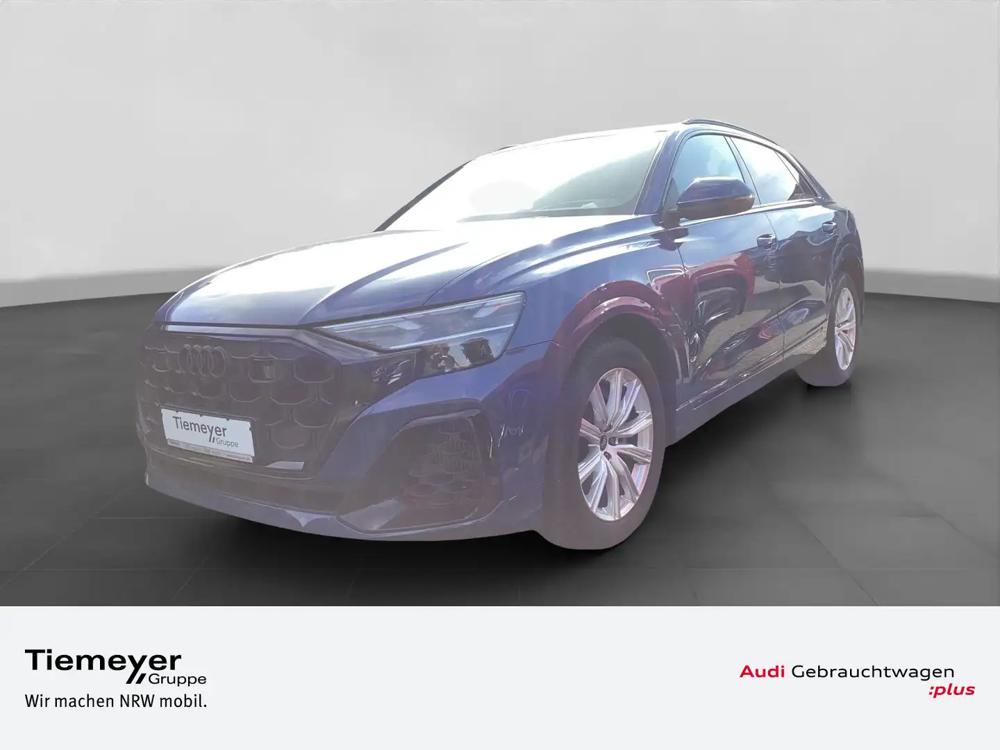 Audi Q8 55 TFSI Q 2x S LINE UPE114 AHK LUFT MEMORY Hu Blau - 1