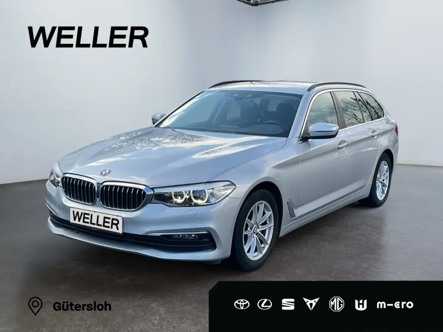 BMW 520 i Touring *Navi*LED*el Heck*SHZ*el Sitze* Zilver - 1