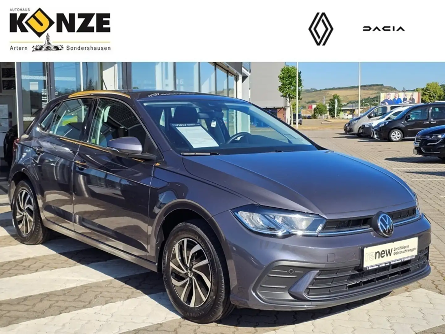 Volkswagen Polo VI Life 1.0 TSI DSG *Virtual/RFK/LED* Gris - 1
