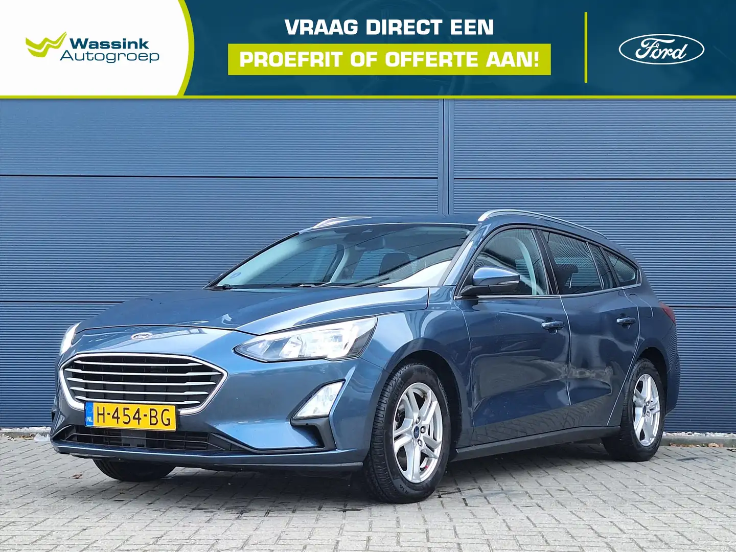 Ford Focus Wagon 1.0 EcoBoost 100pk Trend Edition | Lichtmeta Blauw - 1