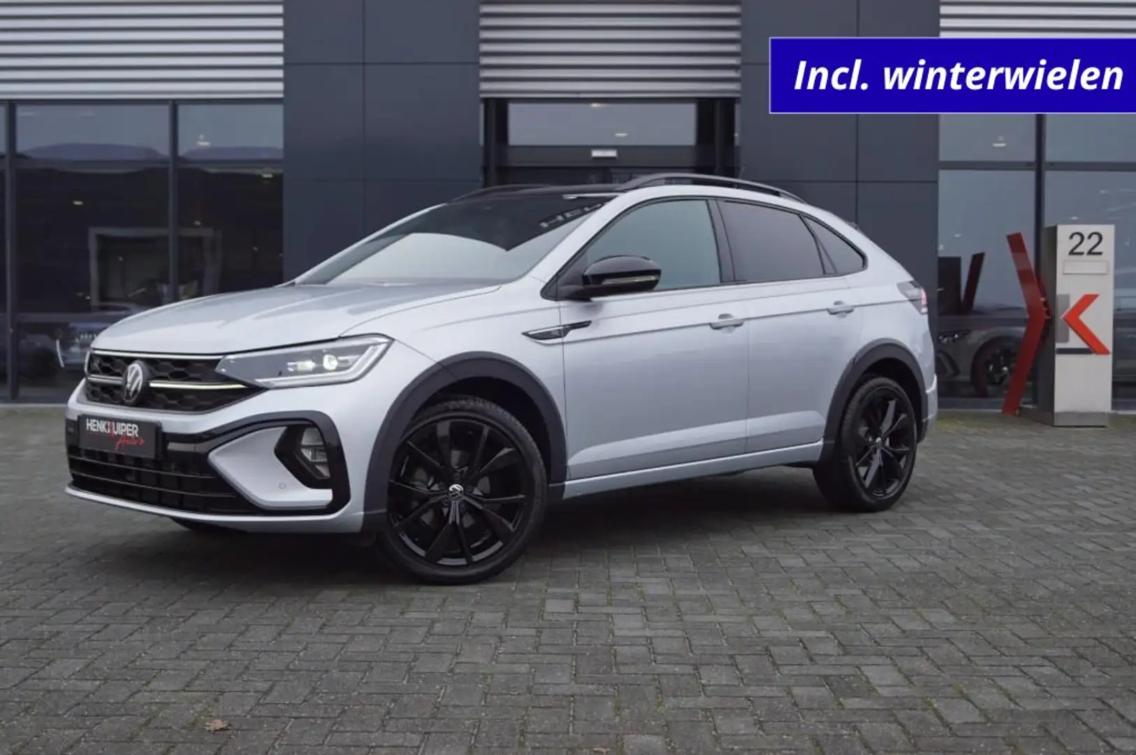 Volkswagen Taigo 1.0 TSI DSG R-Line Black style 110pk/ACC /Navi /Ca Zilver - 1