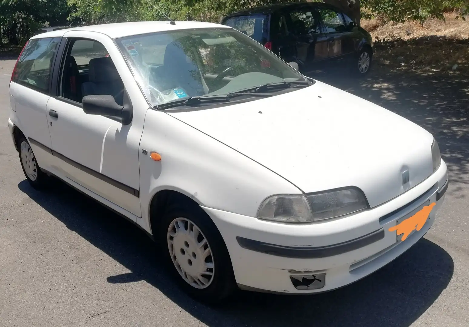 Fiat Punto 1.7 turbo diesel 75 3 p ELX Bianco - 2