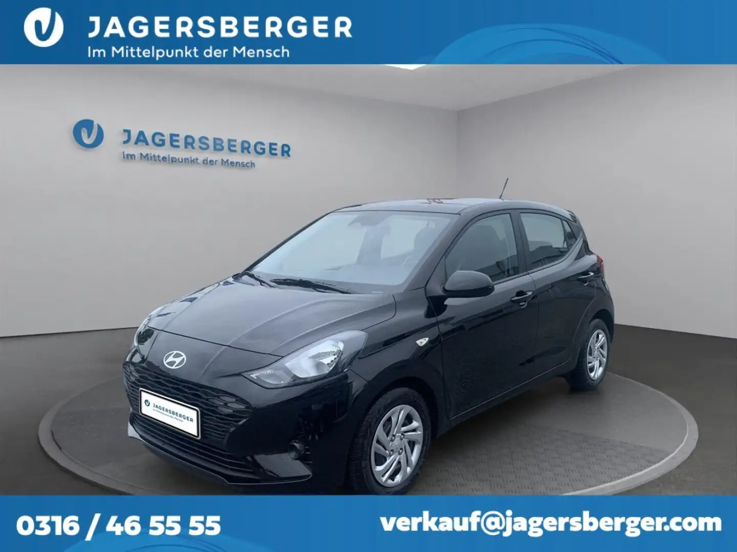 Hyundai i10 1,0 GO Schwarz - 1