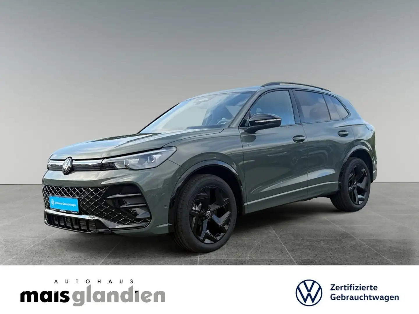 Volkswagen Tiguan 2.0 TDI R-Line AHK Navi Pano Kamera LED Grün - 1